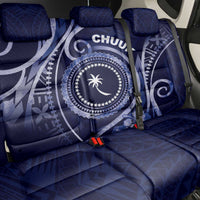 FSM Chuuk Back Car Seat Cover Ocean Floral Pattern LT05 - Polynesian Pride