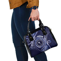 FSM Chuuk Shoulder Handbag Ocean Floral Pattern LT05 - Polynesian Pride