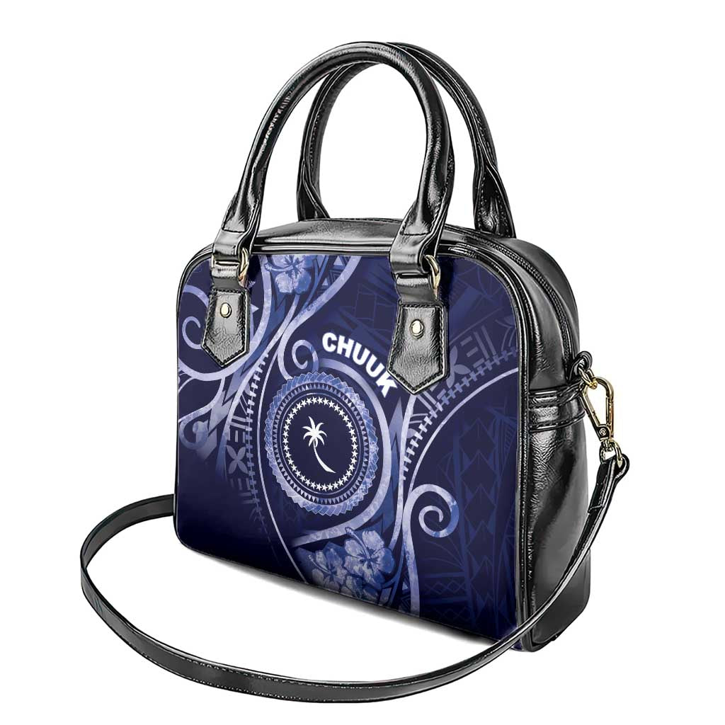 FSM Chuuk Shoulder Handbag Ocean Floral Pattern LT05 - Polynesian Pride