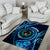 FSM Pohnpei Area Rug Ocean Floral Pattern