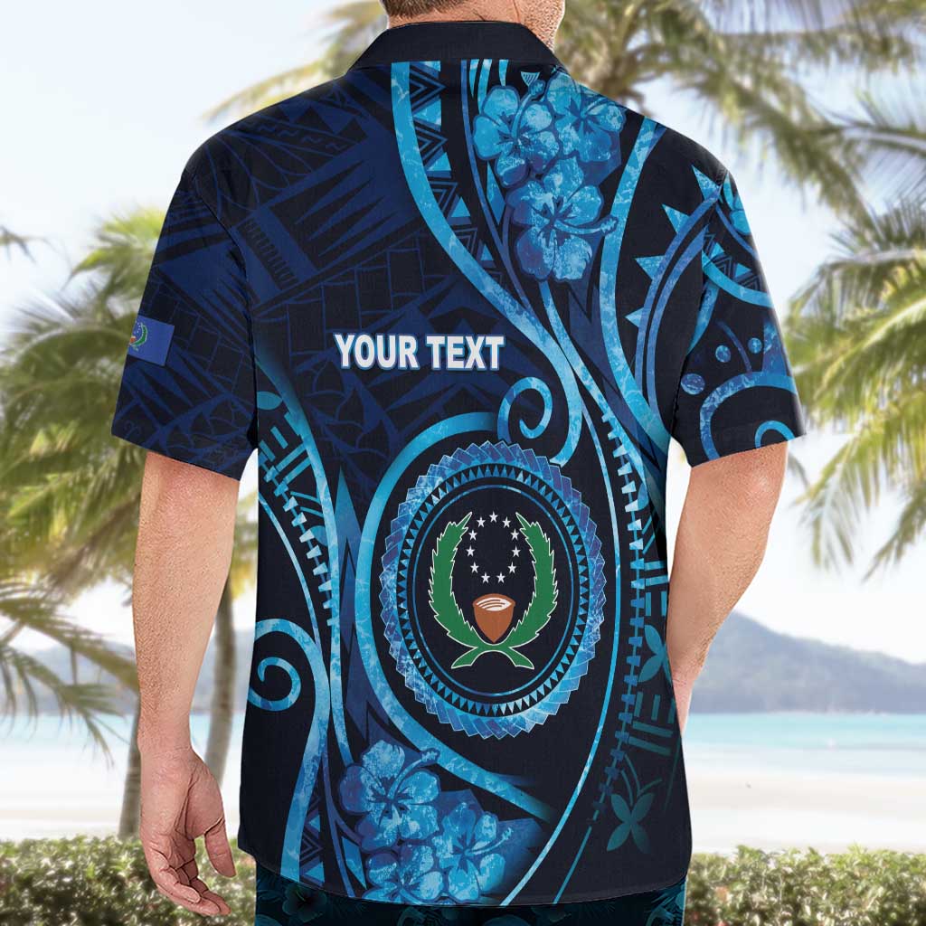 Personalised FSM Pohnpei Hawaiian Shirt Ocean Floral Pattern LT05 - Polynesian Pride