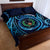 FSM Pohnpei Quilt Bed Set Ocean Floral Pattern