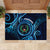 FSM Pohnpei Rubber Doormat Ocean Floral Pattern