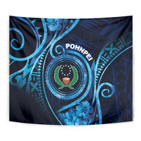 FSM Pohnpei Tapestry Ocean Floral Pattern LT05 - Polynesian Pride