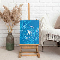 FSM Yap Canvas Wall Art Ocean Floral Pattern LT05 - Polynesian Pride