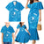 Personalised FSM Yap Family Matching Mermaid Dress and Hawaiian Shirt Ocean Floral Pattern