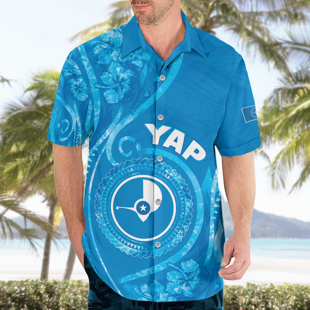 Personalised FSM Yap Hawaiian Shirt Ocean Floral Pattern LT05 - Polynesian Pride