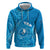 Personalised FSM Yap Hoodie Ocean Floral Pattern