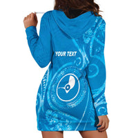 Personalised FSM Yap Hoodie Dress Ocean Floral Pattern LT05 - Polynesian Pride