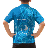 Personalised FSM Yap Kid Hawaiian Shirt Ocean Floral Pattern LT05 - Polynesian Pride