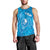 Personalised FSM Yap Men Tank Top Ocean Floral Pattern