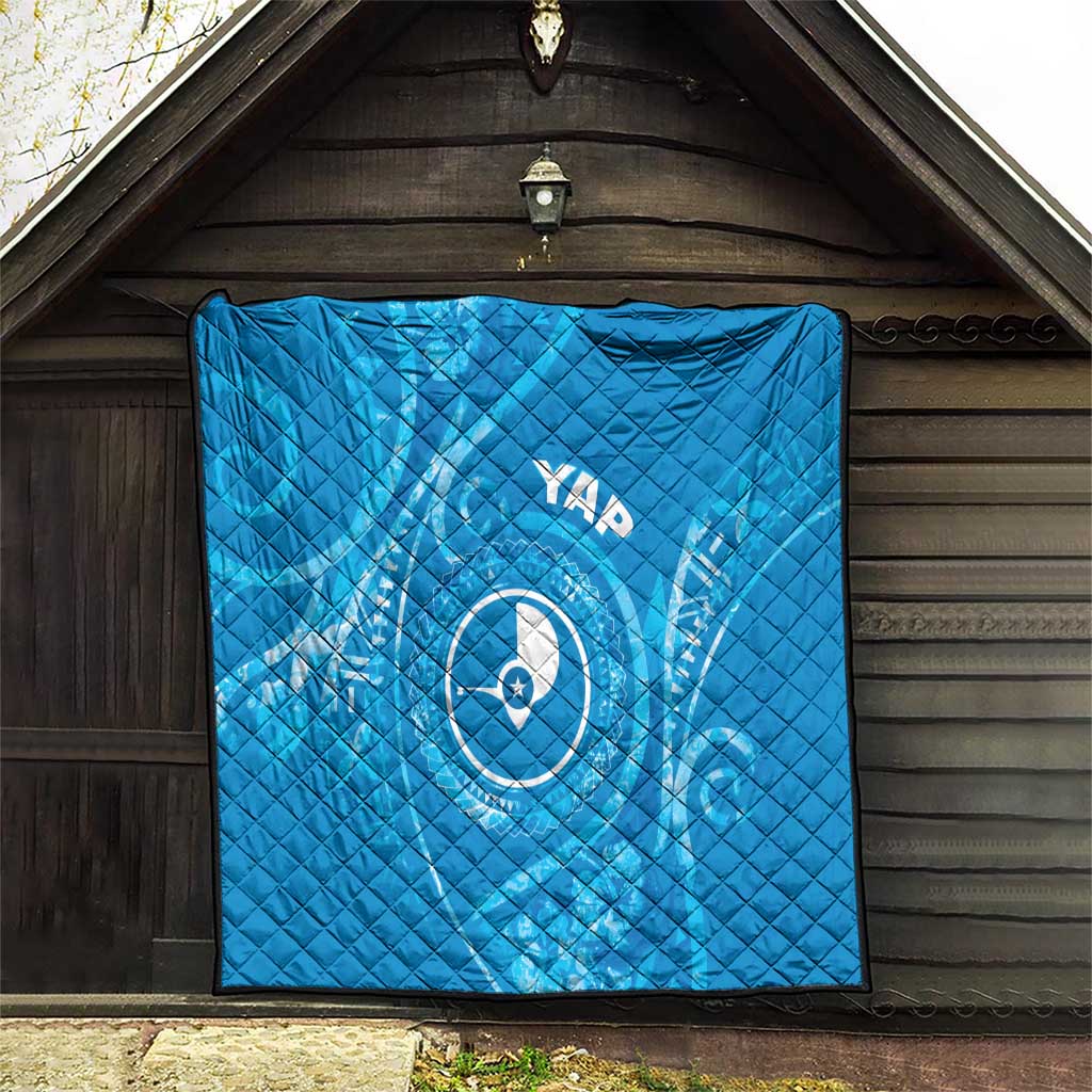 FSM Yap Quilt Ocean Floral Pattern LT05 - Polynesian Pride