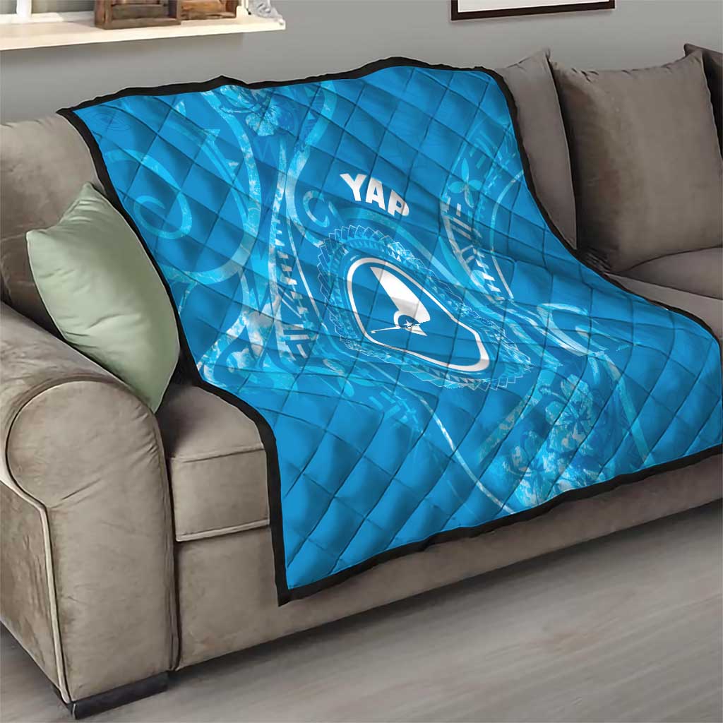 FSM Yap Quilt Ocean Floral Pattern LT05 - Polynesian Pride