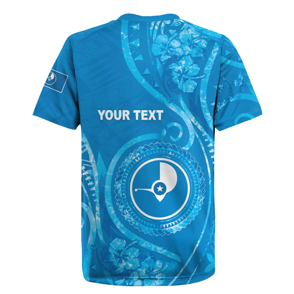Personalised FSM Yap Rugby Jersey Ocean Floral Pattern LT05 - Polynesian Pride