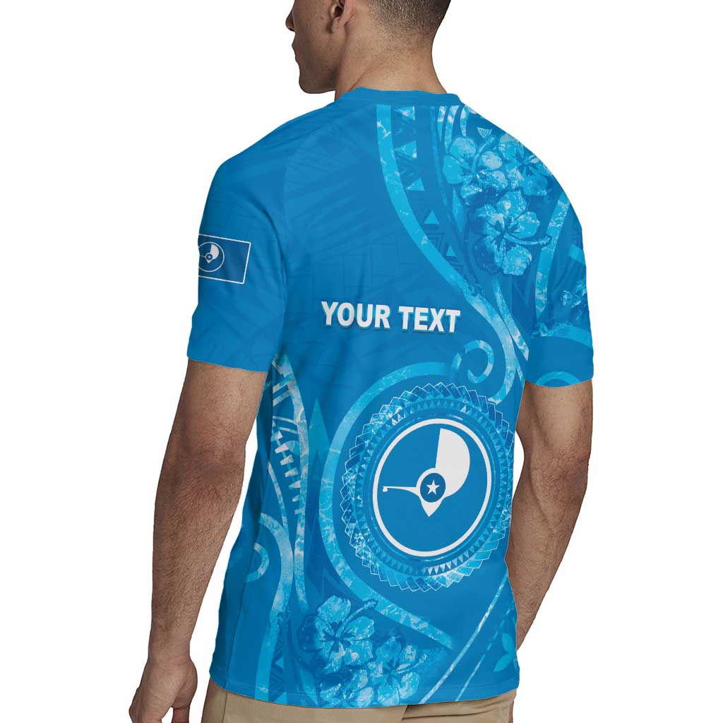 Personalised FSM Yap Rugby Jersey Ocean Floral Pattern LT05 - Polynesian Pride