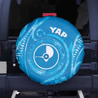 FSM Yap Spare Tire Cover Ocean Floral Pattern LT05 - Polynesian Pride