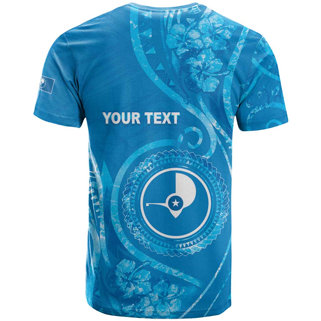 Personalised FSM Yap T Shirt Ocean Floral Pattern LT05 - Polynesian Pride