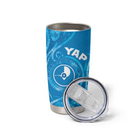 Personalised FSM Yap Tumbler Cup Ocean Floral Pattern LT05 - Polynesian Pride