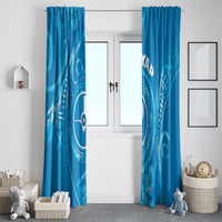 FSM Yap Window Curtain Ocean Floral Pattern LT05 - Polynesian Pride