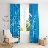 FSM Yap Window Curtain Ocean Floral Pattern LT05 - Polynesian Pride