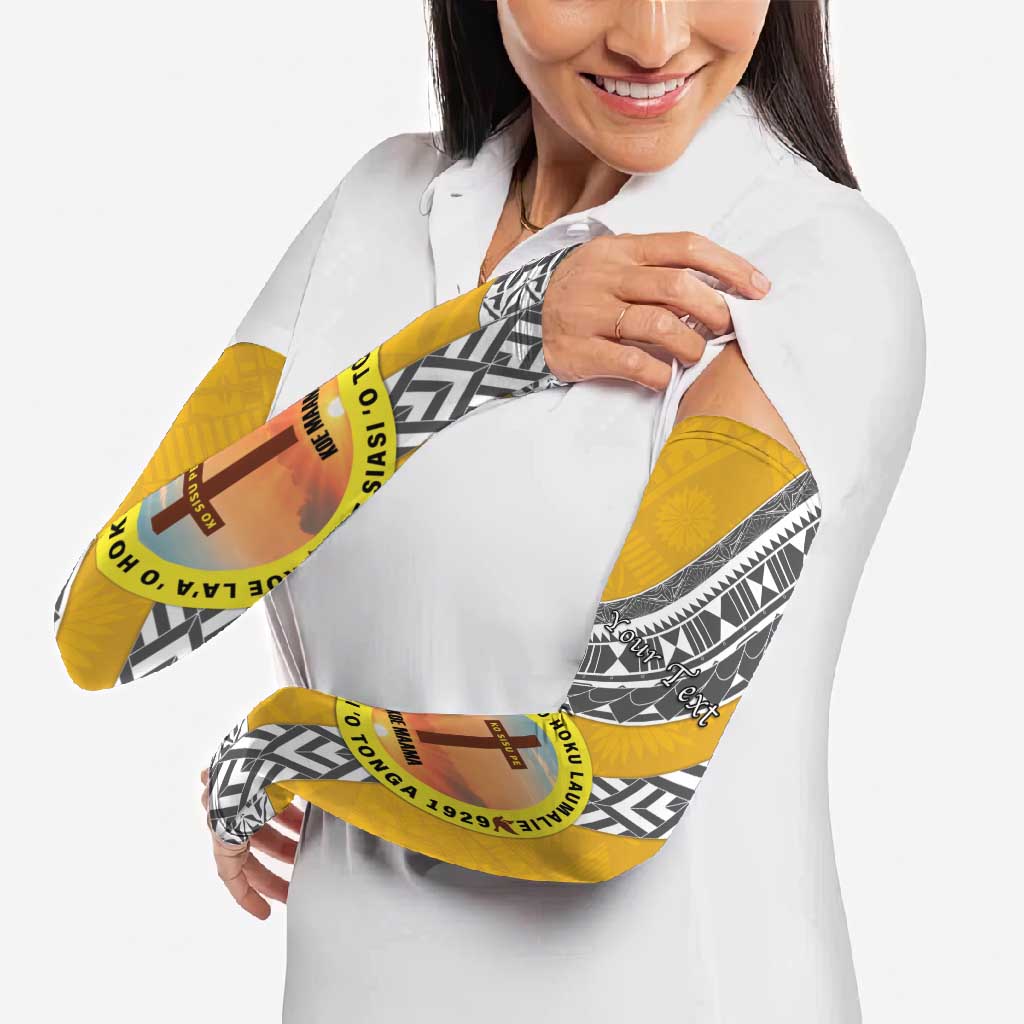 Personalised Anastasis College Arm Sleeves Tonga Unique Style LT05 - Polynesian Pride