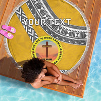 Personalised Anastasis College Beach Blanket Tonga Unique Style LT05 - Polynesian Pride