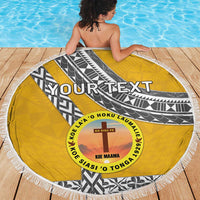 Personalised Anastasis College Beach Blanket Tonga Unique Style LT05 - Polynesian Pride