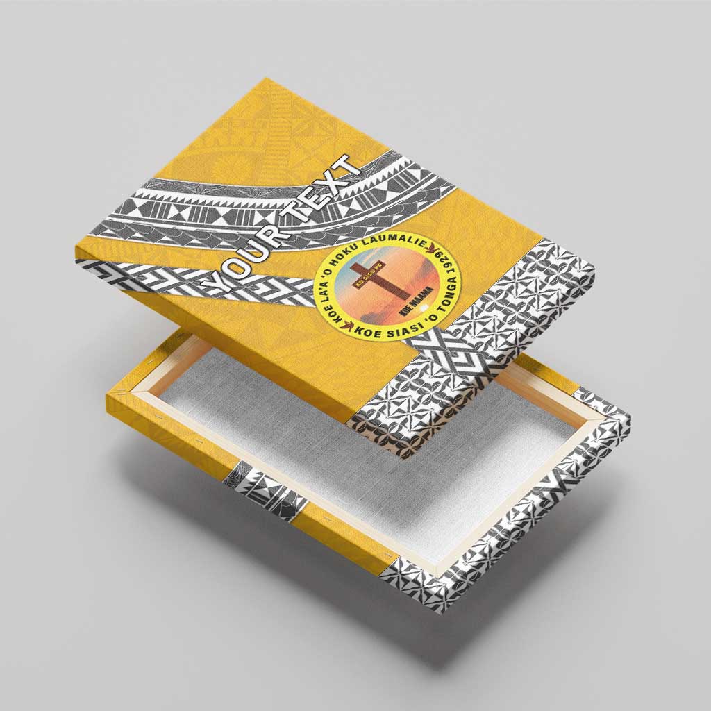 Personalised Anastasis College Canvas Wall Art Tonga Unique Style LT05 - Polynesian Pride