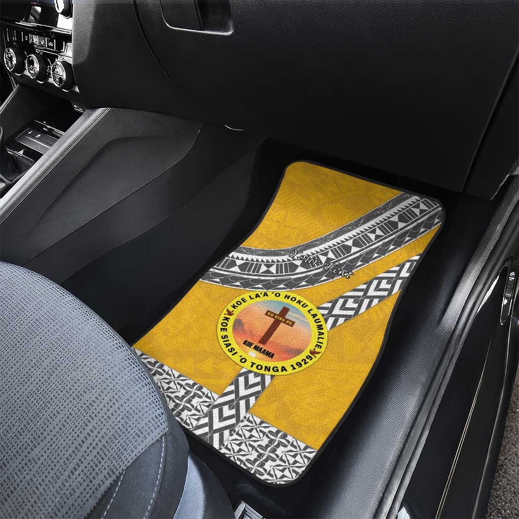 Personalised Anastasis College Car Mats Tonga Unique Style LT05 - Polynesian Pride