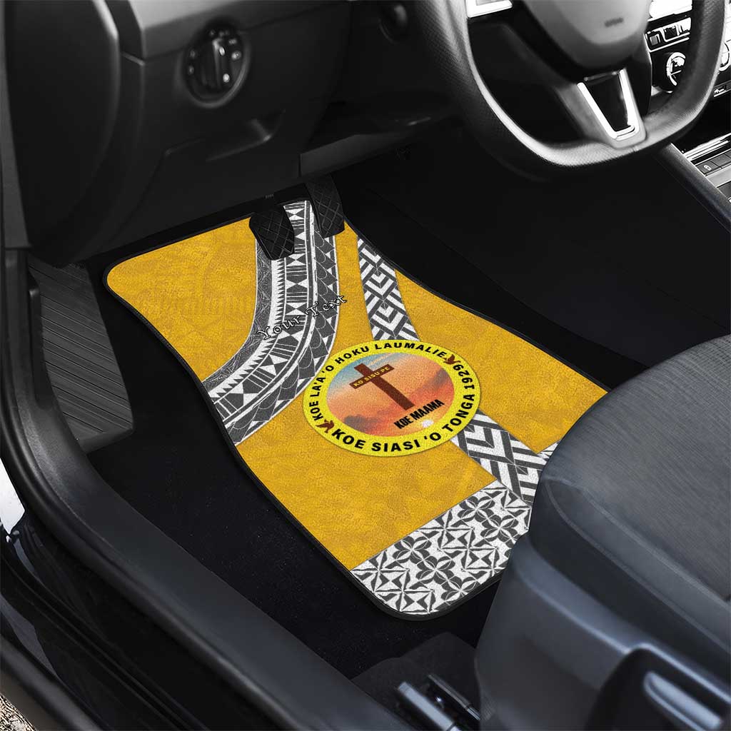 Personalised Anastasis College Car Mats Tonga Unique Style LT05 - Polynesian Pride