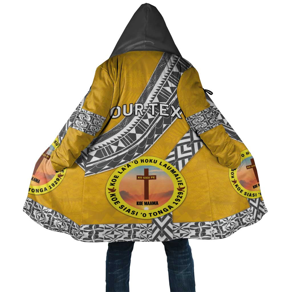 Personalised Anastasis College Cloak Tonga Unique Style LT05 Unisex Yellow - Polynesian Pride