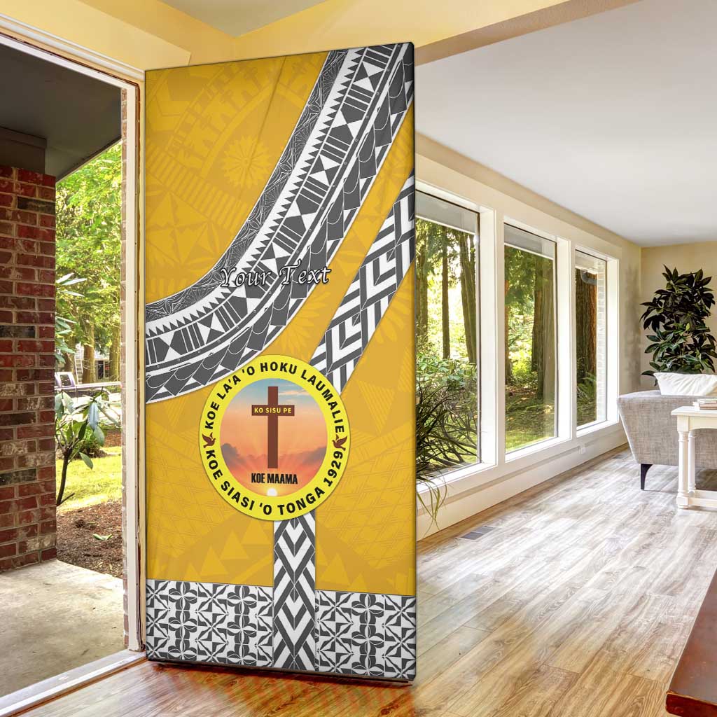 Personalised Anastasis College Door Cover Tonga Unique Style LT05 - Polynesian Pride