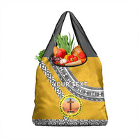 Personalised Anastasis College Grocery Bag Tonga Unique Style LT05 1-pack One Size Yellow - Polynesian Pride
