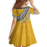 Personalised Anastasis College Kid Short Sleeve Dress Tonga Unique Style LT05 - Polynesian Pride