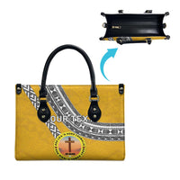 Personalised Anastasis College Leather Bag Tonga Unique Style LT05 - Polynesian Pride
