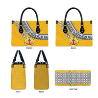 Personalised Anastasis College Leather Bag Tonga Unique Style LT05 - Polynesian Pride