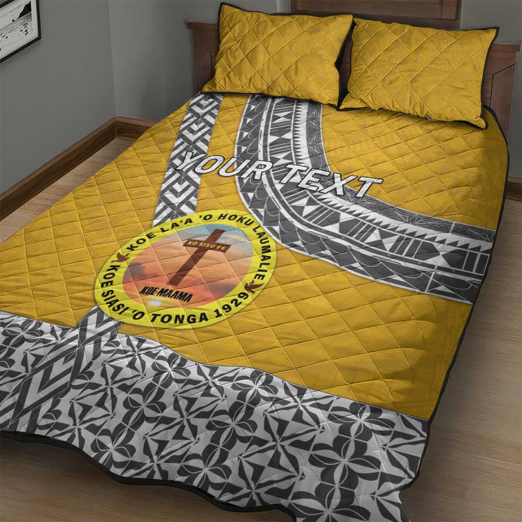 Personalised Anastasis College Quilt Bed Set Tonga Unique Style LT05 - Polynesian Pride