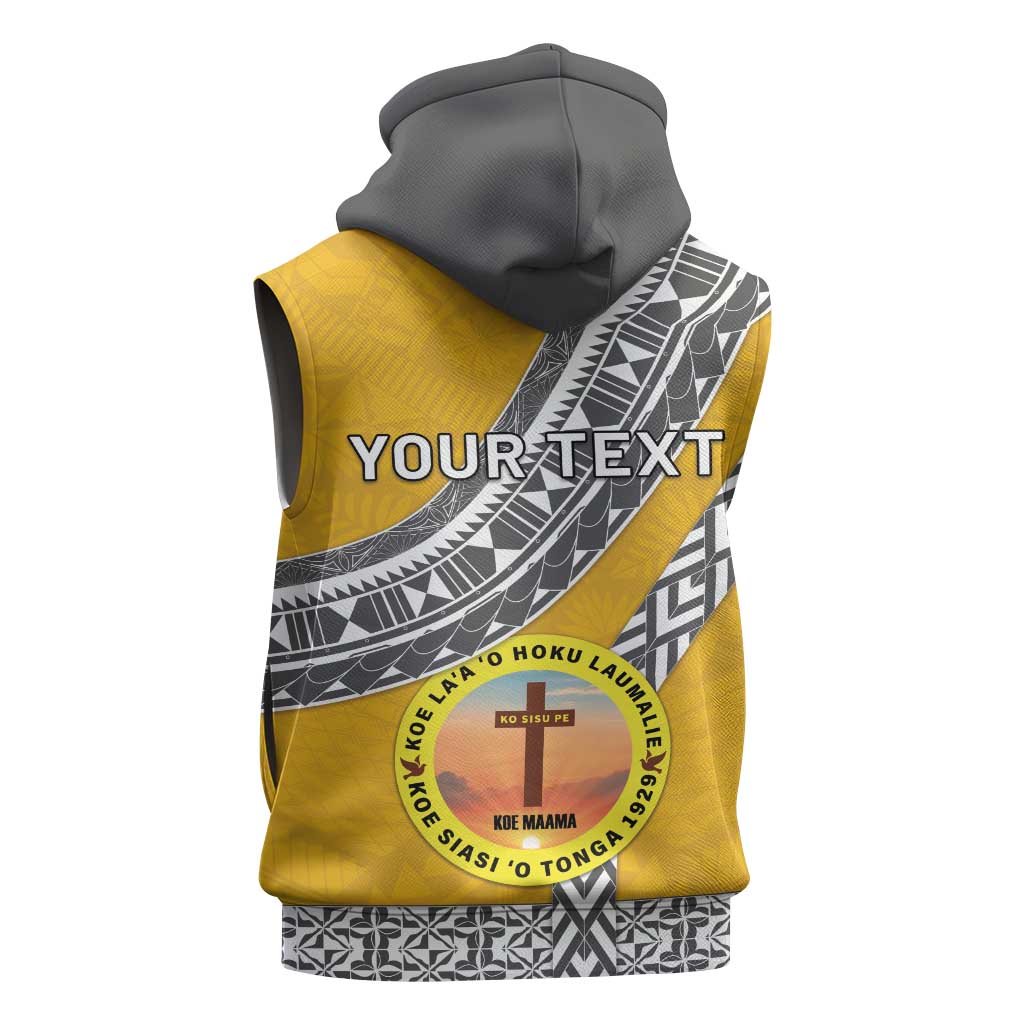 Personalised Anastasis College Sleeveless Hoodie Tonga Unique Style LT05 - Polynesian Pride
