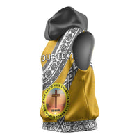 Personalised Anastasis College Sleeveless Hoodie Tonga Unique Style LT05 - Polynesian Pride