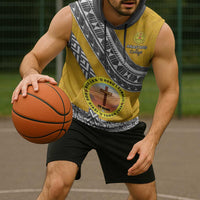Personalised Anastasis College Sleeveless Hoodie Tonga Unique Style LT05 - Polynesian Pride