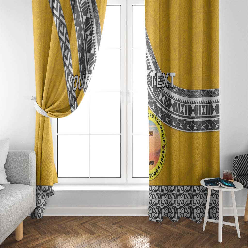 Personalised Anastasis College Window Curtain Tonga Unique Style LT05 - Polynesian Pride