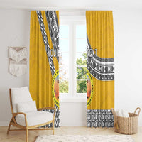 Personalised Anastasis College Window Curtain Tonga Unique Style LT05 - Polynesian Pride