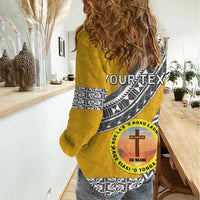 Personalised Anastasis College Women Casual Shirt Tonga Unique Style LT05 - Polynesian Pride