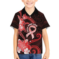 Heart Health Awareness Hawaiian Shirt Warrior Wears Red Polynesian Style LT05 - Polynesian Pride