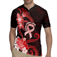 Heart Health Awareness Rugby Jersey Warrior Wears Red Polynesian Style LT05 - Polynesian Pride
