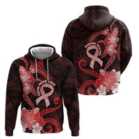 Heart Health Awareness Zip Hoodie Warrior Wears Red Polynesian Style LT05 - Polynesian Pride