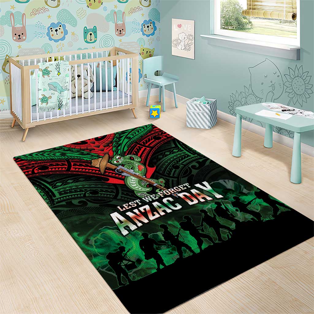 New Zealand ANZAC Day Area Rug Aotearoa Hei Tiki LT05 - Polynesian Pride