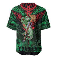 New Zealand ANZAC Day Baseball Jersey Aotearoa Hei Tiki LT05 - Polynesian Pride