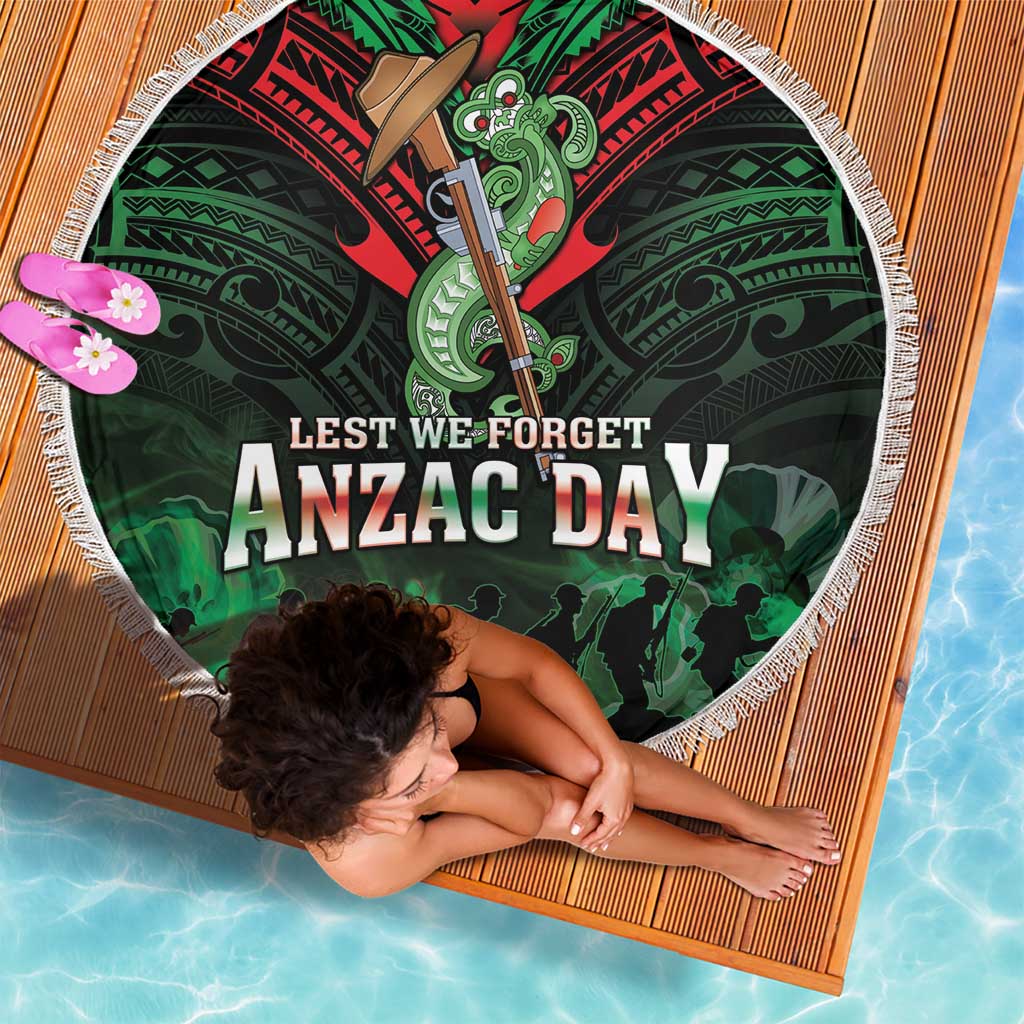 New Zealand ANZAC Day Beach Blanket Aotearoa Hei Tiki LT05 - Polynesian Pride