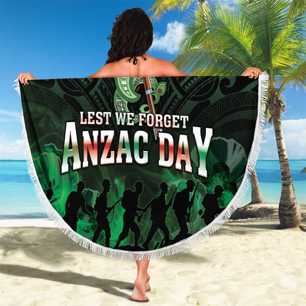 New Zealand ANZAC Day Beach Blanket Aotearoa Hei Tiki LT05 - Polynesian Pride